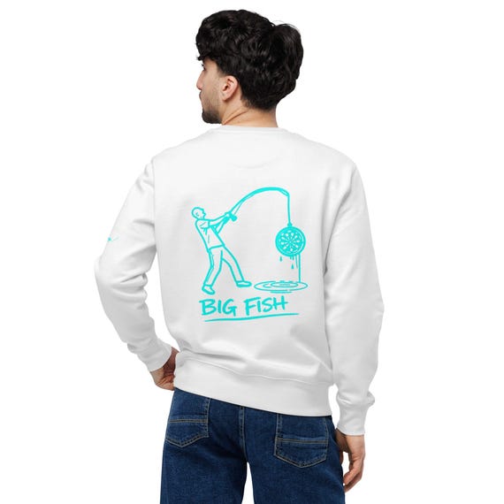 Sweatshirt SOD big fish bleu éco-responsable unisexe