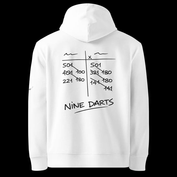 SOD nine darts black eco-friendly basic unisex hoodie