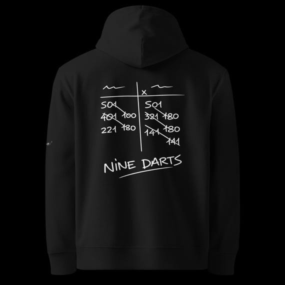SOD Nine Darts Basic Unisex Eco-Friendly White Hoodie