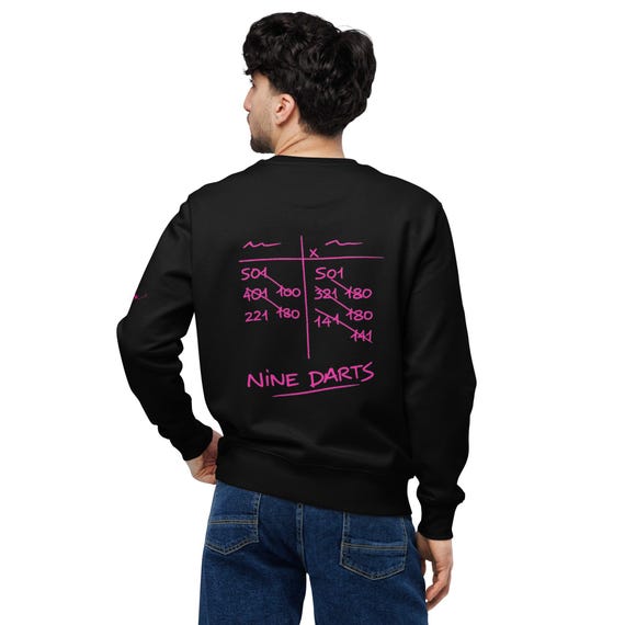 SOD nine darts pink eco-friendly unisex sweatshirt