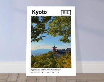 Kyoto (Kiyomizu-dera Temple) — Travel Photography Print