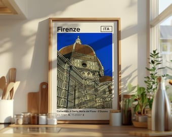 Florence Duomo Print – Santa Maria del Fiore Cathedral Photography, Semi-Glossy Paper Poster