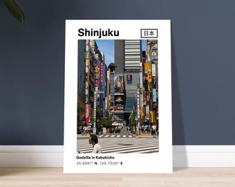 Shinjuku Kabukicho Tokyo (Godzilla Head) — Travel Photography Print