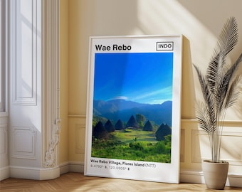 Wae Rebo Village, Flores – Travel Photography Print | Traditional Indonesian Architecture