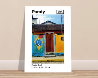 Paraty, Brazil (Auriverde in the backstreets) – Travel Photography Print