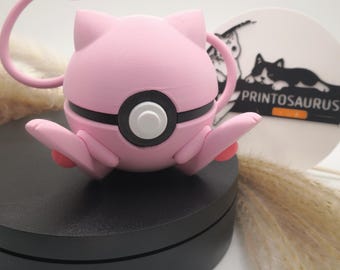 Dekorativ figur Mew – 3D-utskriven figur • Kawaii Anime skrivbordsdekoration