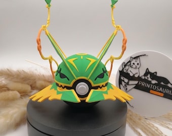 Mega Rayquaza-figur – Legendarisk dekor – Spelrumsdekor – 3D-utskrivet samlarobjekt
