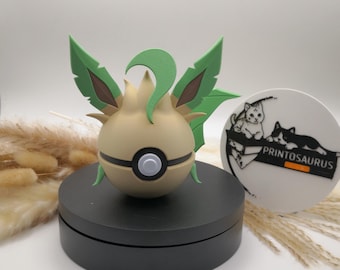 Folipurba Dekorationsboll - 3D-printad Leafeon • Eeveelution • Gräs