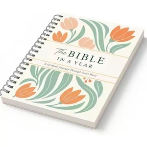 52-Week Women's Bible Journal - Guided Devotional Study, Prayer & Scripture Reflection - Spiral Bound Faith Notebook