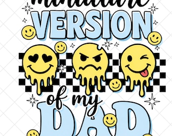 Miniature Version Of My Dad, Toddler Girl Png Shirt Design, Kid PNG Digital Download, Dad And Daughter Shirt Png, Kid Boy Girl Sublimation