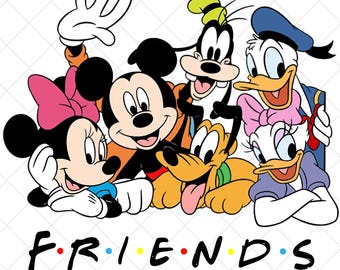 Mickey And Friends png, The One Where They Go To Disney png, Disney Trip png, Disney Friend png, Disney Pixar png, Disney Crew png