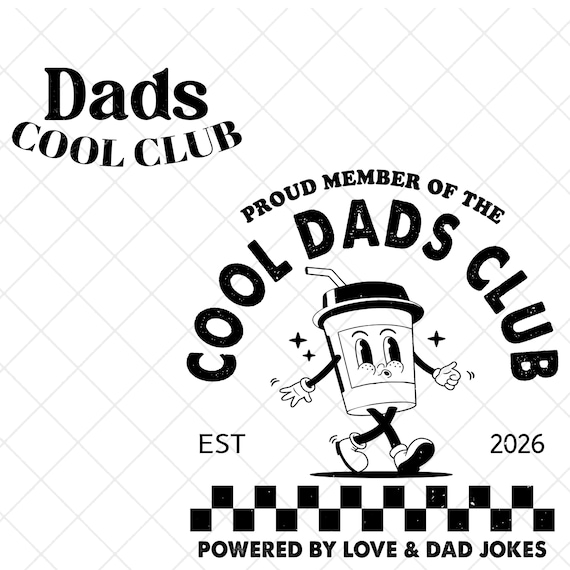 Personalized Cool Dads Club png with Est. Date, Father's Day Gift Idea, Dad's Birthday Gift, Personalized Dad png