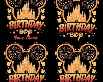Birthday Squad Png Bundle, Happy Birthday Png, Family Vacation Png, Vacay Mode, Magical Kingdom Png
