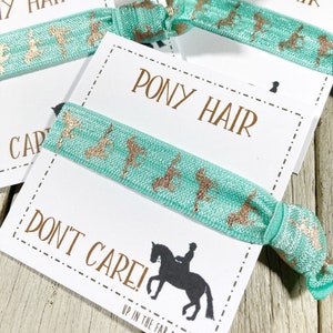 PONY Party Bag Filler | Birthday Hair Ties | Horse Riding Gift | Pony Hair Ties | PLENTY of Stock | QUANTITY Chosen From Drop Down Menu