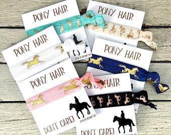Pony Hair Ties | Horse Riding Party Bag Filler | Pony Gift