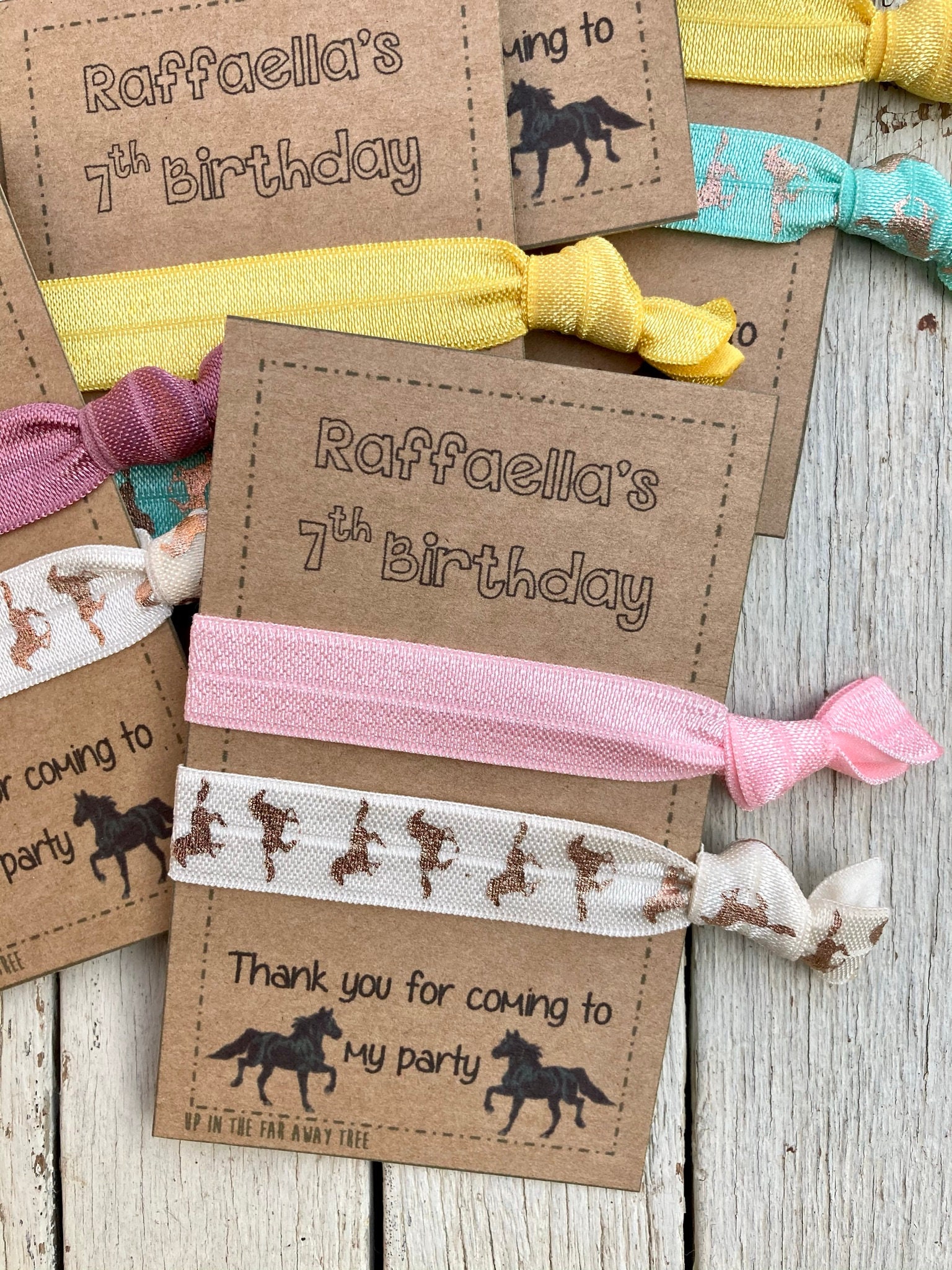 Pony party Personalised Party Favor Party favors girls Etsy