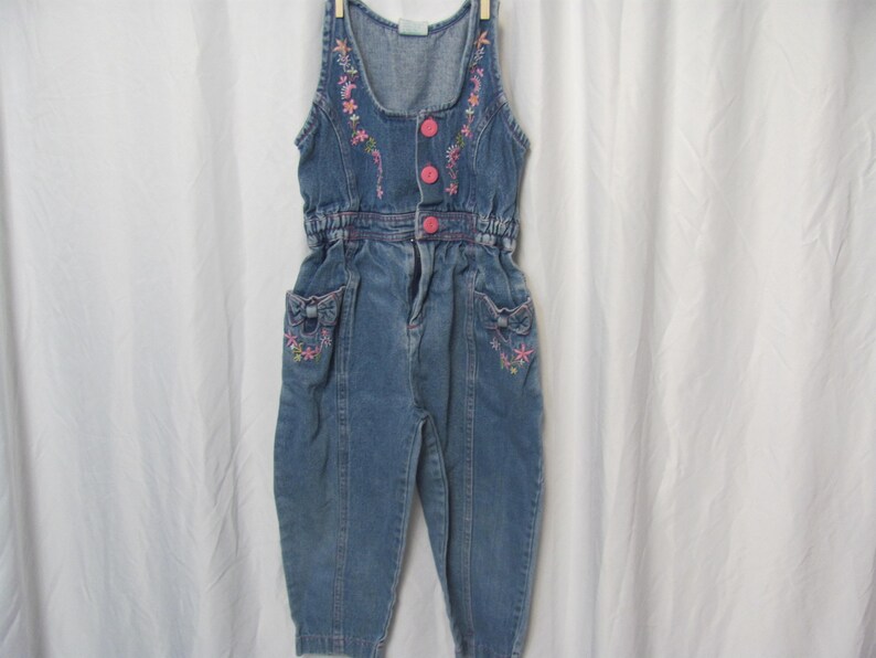 girls jean romper