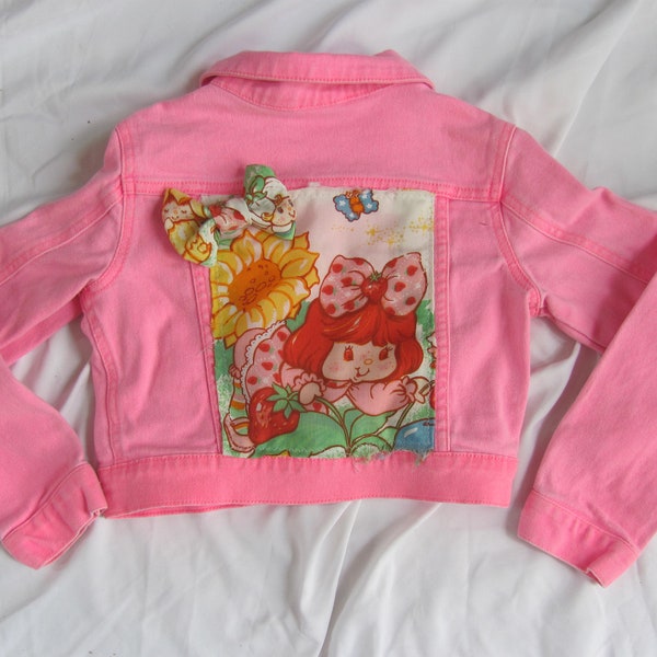 Pink Upcycled Jacket - Etsy