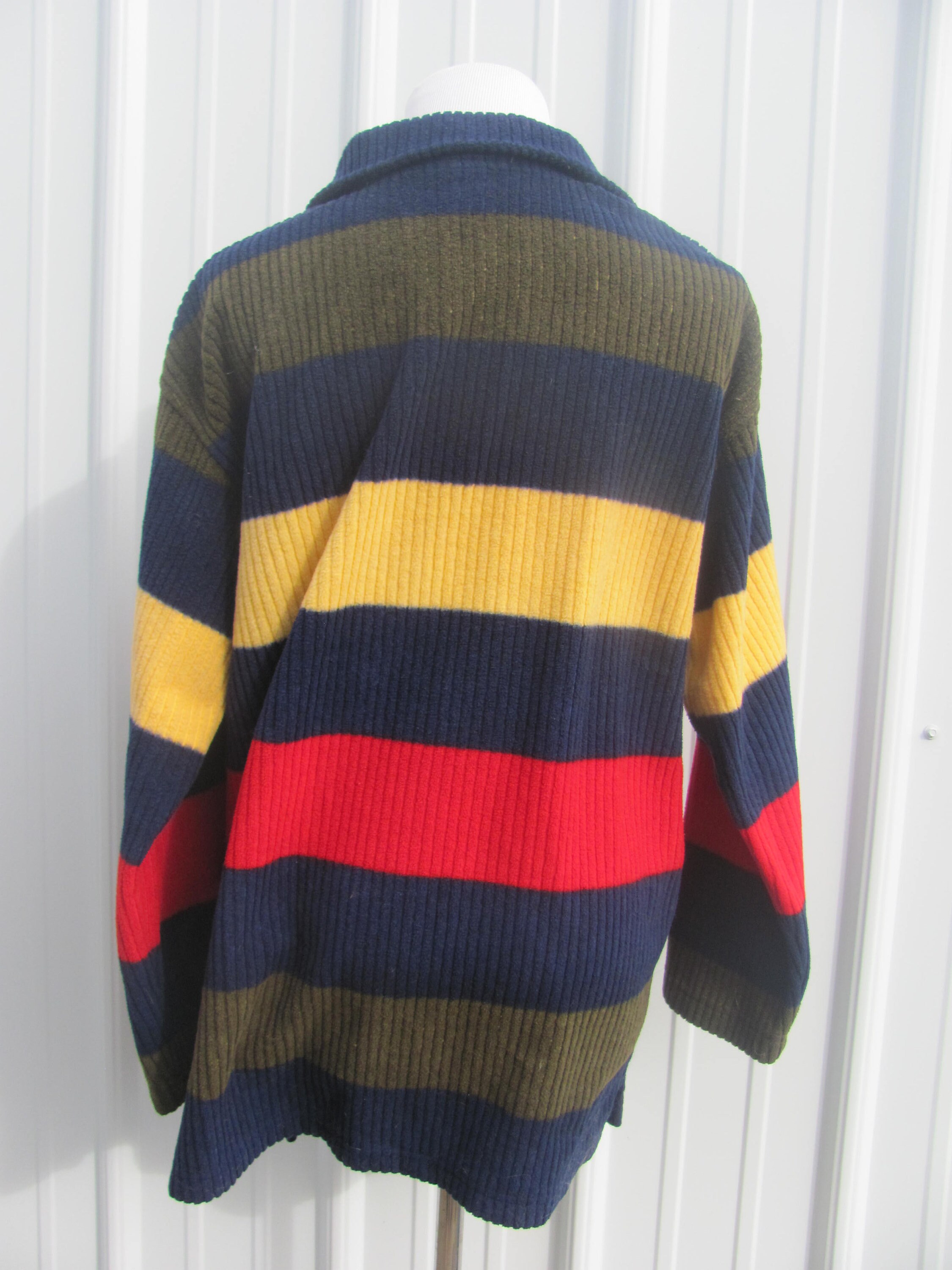 mame　Double-Layer Stripe Jersey Pullover Striped knit sweater Ecru For Women | Maje