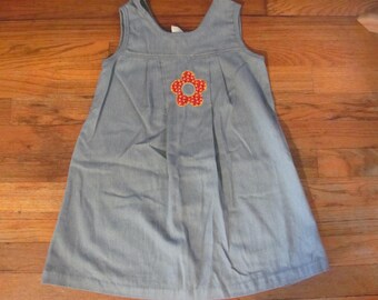 sears denim dress Vintage Sears Denim Dress 70's Maternity DESERT MOSS VINTAGE