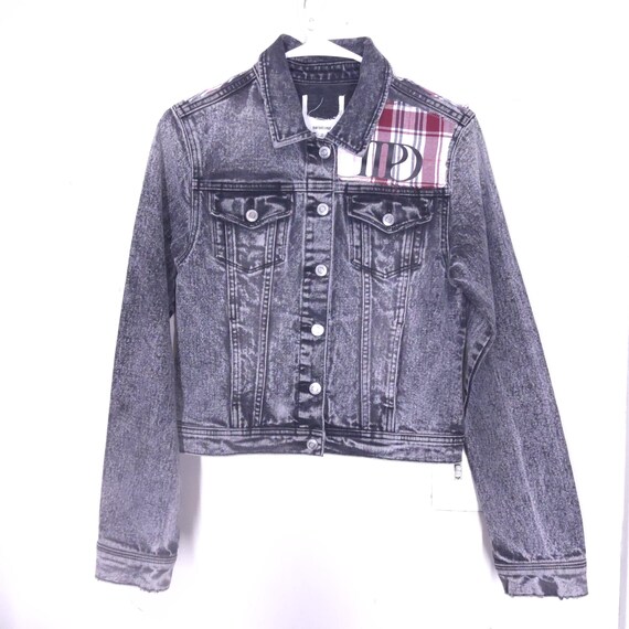 Upcycled Denim Jacket with TTPD Back Patch, Swift… - image 7