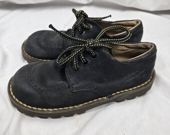 80s VINTAGE Black DR DOC MARTENS Size 12 VINTAGE 80s DOC DR MARTENS Steel Toe Black Size 12 Boots UK  main image 3