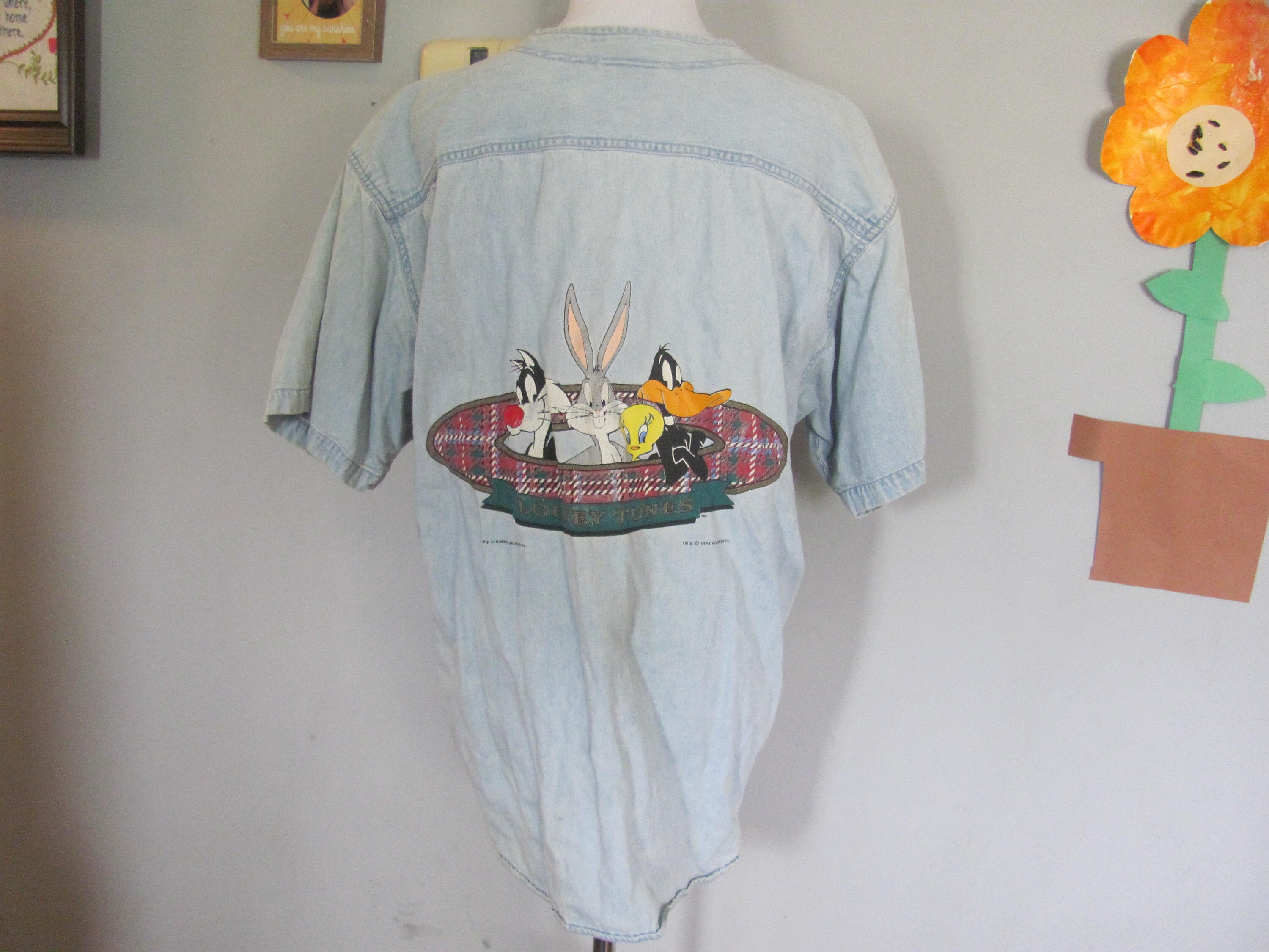 Bugs bunny denim deals shirt