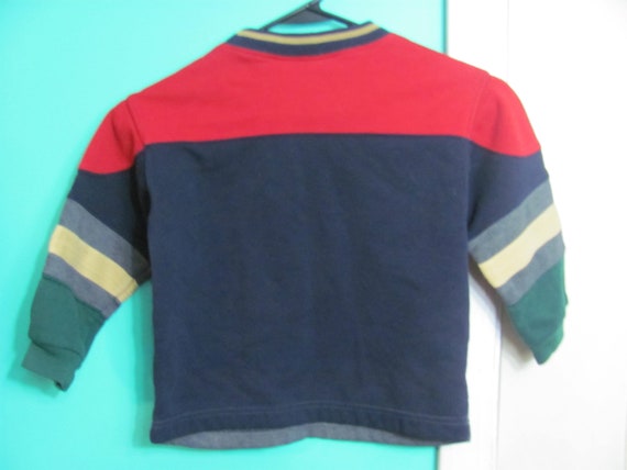 Boys Vintage 90s IZOD Long Sleeve Shirt / Pullove… - image 4