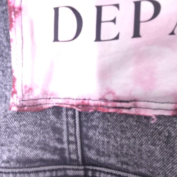 Upcycled Denim Jacket with TTPD Back Patch, Swift… - image 5