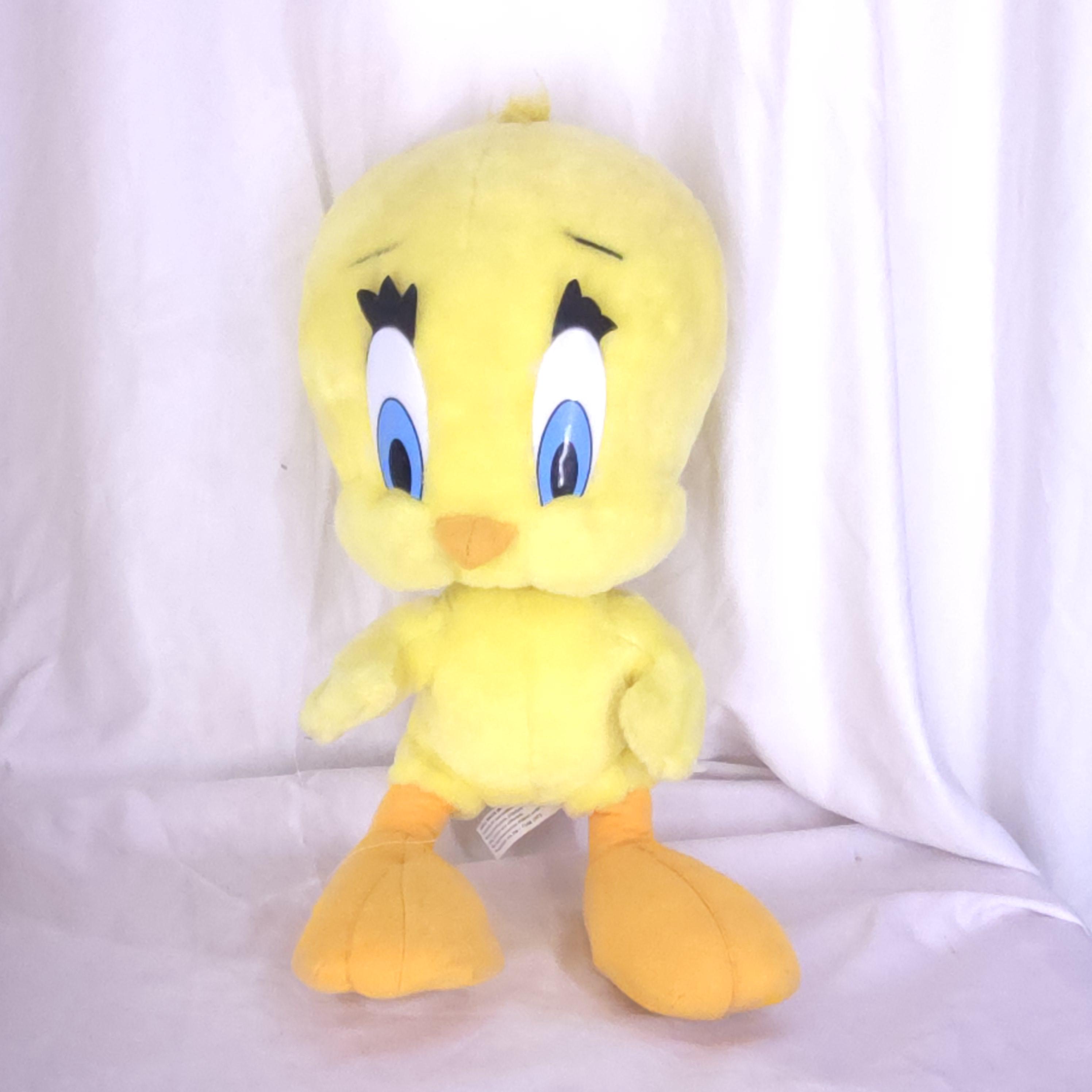 Vintage 1997 Large Tweety Bird Looney Tunes Plush Doll Carnival