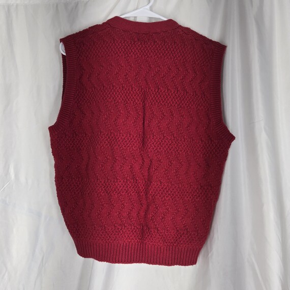 トップス old gap knit vest red Vintage 90s Gap Red Checkered Knit Vest Sweater - Etsy