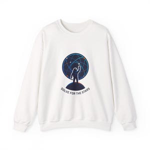 Solve for the Stars Sweatshirt | space astronaut mission patch, science nerd cosmic