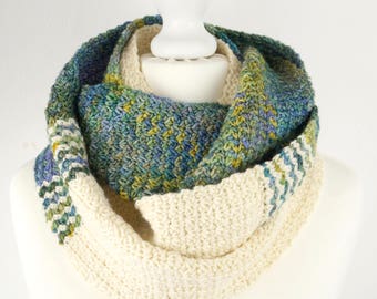 Crochet Pattern Infinity Scarf, Circle Scarf, Loop Scarf, Wrap Around Scarf, Patterns for Crochet, Malabrigo Yarn, Winter Scarf,Easy Crochet