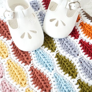 Crochet Patterns, Beginner Blanket, Lap Afghan, Nursery Decor, Toddler Bedding, Kids Room, Sofa Throw, Baby Comforter, Swaddle Blanket
