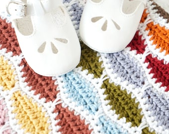Haakpatronen, Beginnersdeken, Lap Afghaan, Decor van de kinderkamer, Beddengoed voor peuters, Kinderkamer, Bankgooi, Babydekbed, Inbakerdeken