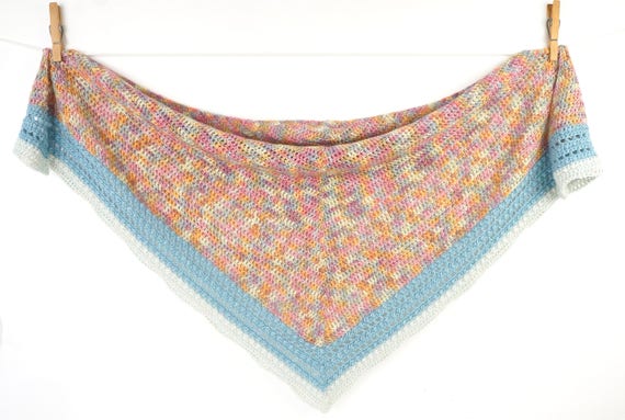 Crochet Patterns, Crochet Boho Shawl, Crochet Shawl, Fall Scarf, Lightweight Scarf, Sport Weight Yarn, Scarf, Summer Shawl, Bohemian Shawl