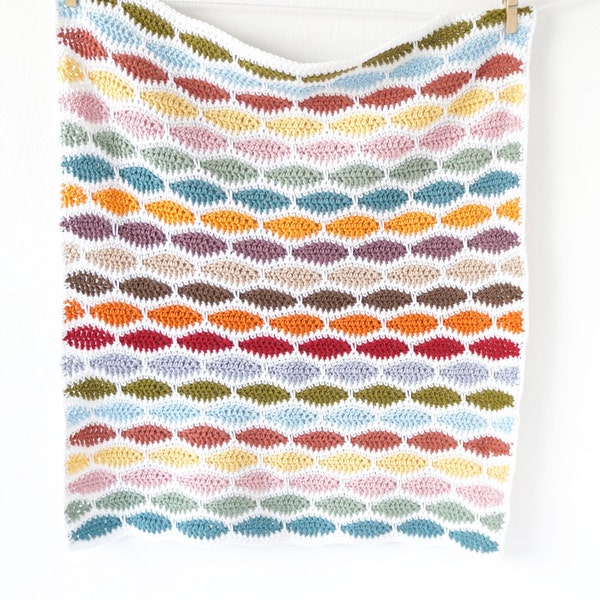 Crochet Pattern, Blanket Pattern, Easy Crochet, Beginner Pattern, For Beginners, Wave Pattern, Chevron, Easy to Make Afghan Patterns Crochet