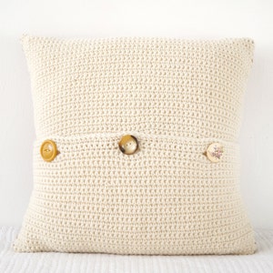 Crochet Decor Pattern, Cushion For Fall, Crochet Pattern, Squirrel Pillow, Woodland Decor, Single Crochet, Cascade 220, Aran Weight image 4