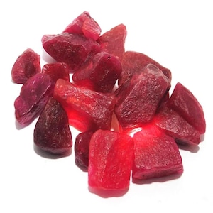 Artisan Cutting & Crafting Natural Ruby Rough Lot | 500–1500 Ct Certified Earth-Mined Red Ruby Rough | Real Ruby Jewelry Making Gemstone