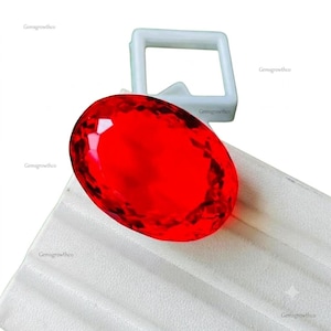 80 Ct Red Ruby Big Gems Pendant Size | Lab Created Africa Ruby Stone | Fine Quality Certified Good Quality & Excellent Jewelry Making Gift