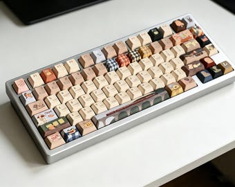 Harry Potter Diagon Alley Keycaps, Transparent PBT Cherry Profile Keycap Set, Wizarding World Mechanical Keyboard Accessories, Gamer Gift