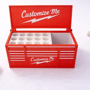 3D gedruckter Werkzeugkiste Organizer - Schreibtisch Organizer --CUSTOMIZE--