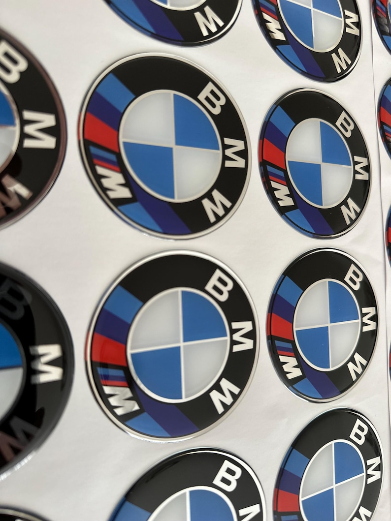 Bmw Lettering Pair of BMW M Performance Motorcycle Tank Logos. Sizes 70 Mm and 60 Mm ...