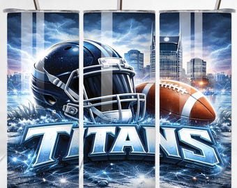 Diseño PNG para vaso térmico Titan de 20 oz – Diseño de sublimación para el día del partido – Plantilla digital sin costuras para descarga