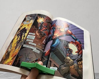 Thumb Book Holder – One Handed Page Holder – 3D Printed Book Page Spreader – Book Lover Gift – Reading Accessory for Comics, Novels and manga