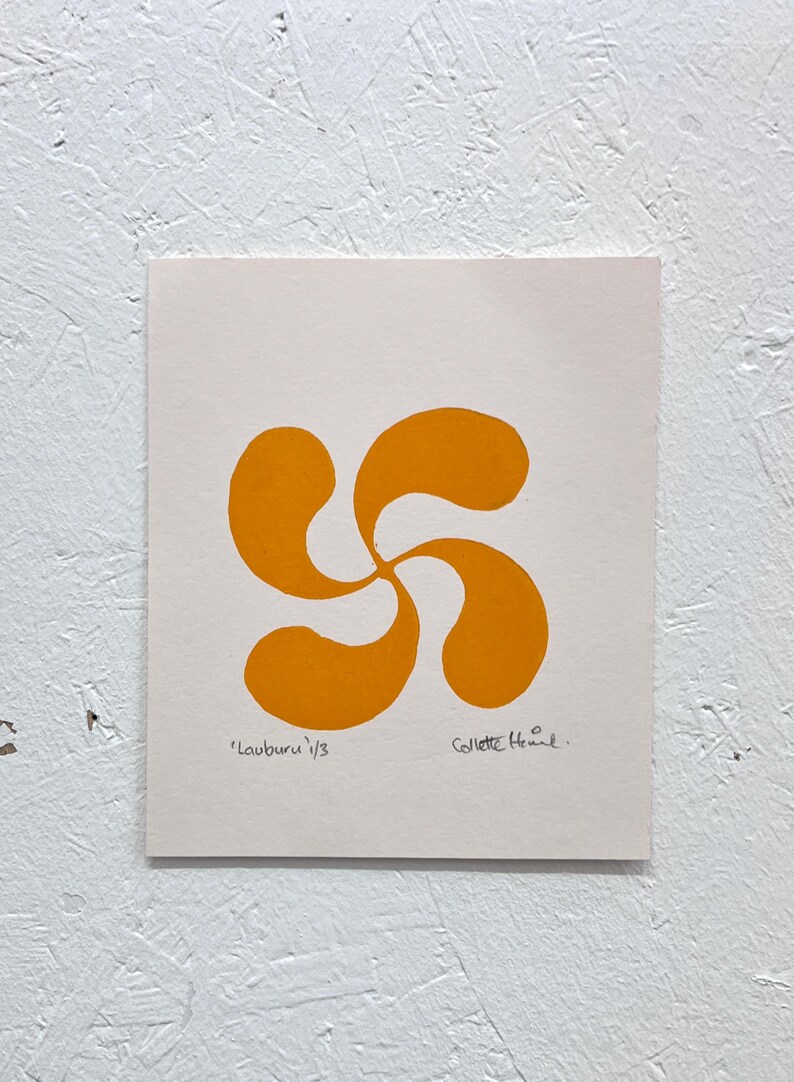 Basque Sun Basque Sun Symbol Lauburu - Etsy