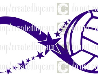 Volleyball Stars Infinity SVG