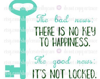 No Key To Happiness SVG