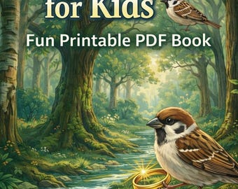 Printable Kids Story Book PDF | Honest Sparrow Story | Moral Stories for Kids | Bedtime Story Printable | Homeschool Learning Activity