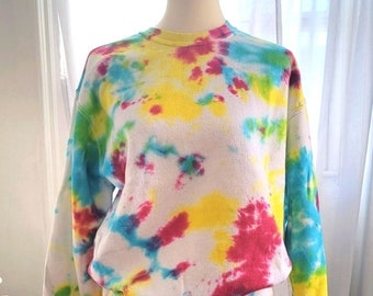 Amazing Vintage 80s 90s Tie Dye Gildan Sweatshirt